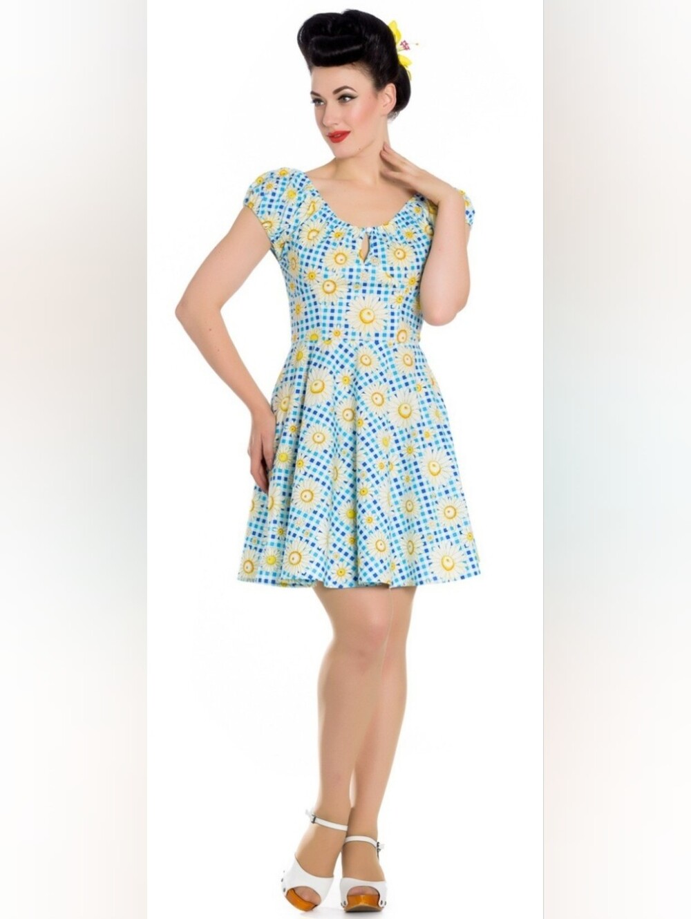 Hell Bunny Sunshine Mini Dress, Size 3X